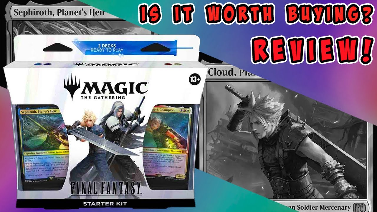 Обзор стартового набора Magic: The Gathering - Final Fantasy | Сефирот против Клауда | Димир прот...