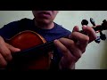 Como tocar el son del Tranchete en el violin