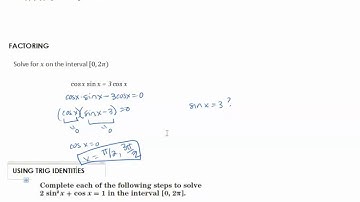 5-3 Solving Trigonometric Equations