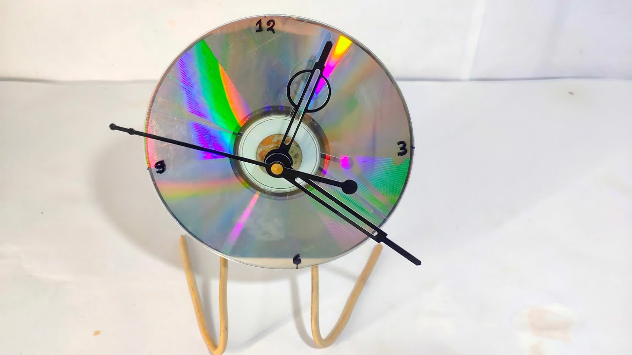 amazing wall clock / table clock making idea at your home. - YouTube