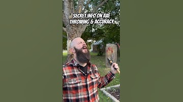 Secret info: axe throwing accuracy #shorts #axethrowing #axe #skills #vikings #outdoors #real #tips