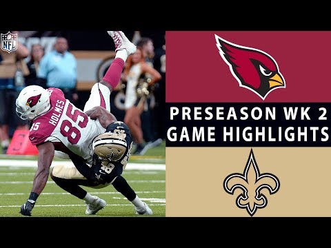 Cardinals vs. Saints Highlights | NFL 2018 Preseason Week 2