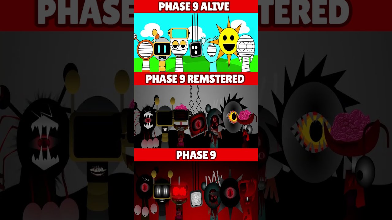 Incredibox Sprunki Phase 9 Alive VS Remastered MIX HORROR VERSION 