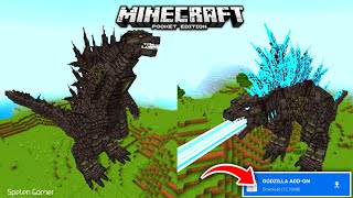 Best Godzilla Mod For Minecraft Pe 1.20 | Godzilla Addon For Mcpe | Spelen Gamer screenshot 1
