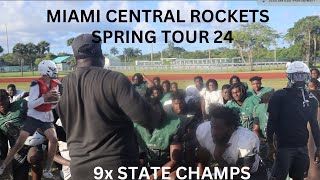 🔥9X STATE CHAMPS MIAMI CENTRAL ROCKETS 🏡SPRING FOOTBALL 24🏈