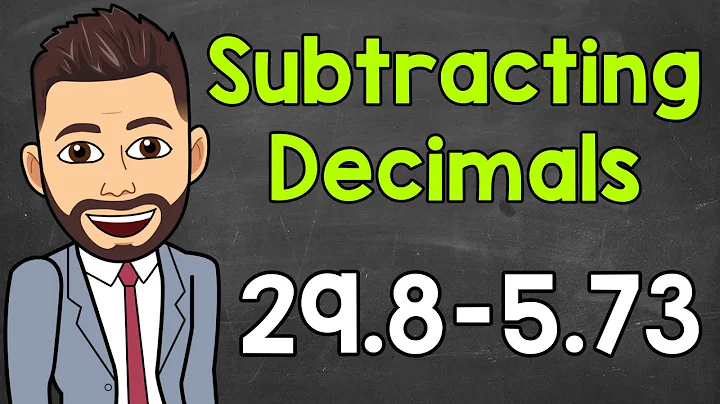 How to Subtract Decimals | Math with Mr. J