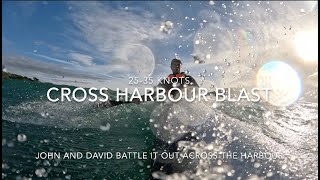 Cross Harbour Blast - David and John battle it out across the harbour.