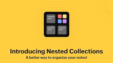 Nested Collections: A better way to organize your notes in Zoho Notebook