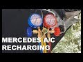 Mercedes A/C FreonCharging - E Class, S Class DIY