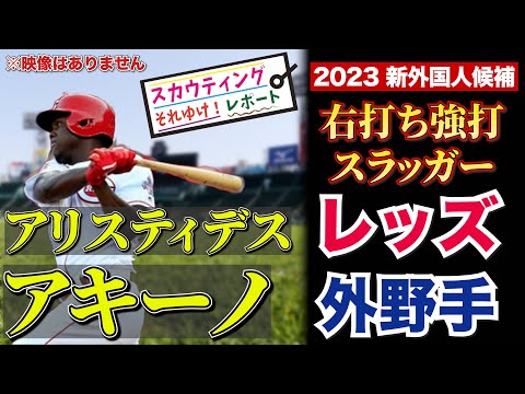 【阪神タイガース】新外国人 調査レポート2023 阪神はよ外人バッター獲ってぇやぁ アリスティデス・アキーノ外野手