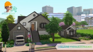 Familienhaus + kleine Tierarztpraxis | Sims 4 Speed Build #05 • Ich baue meine eigene NEWCREST WELT