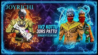 🔴 1v2 Kottu 30rs Pattu Telugu Free Fire MAX : 😍  | Playing Squad | @freefiretelugu #freefirelive