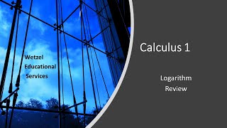 Logarithm Evaluation Review