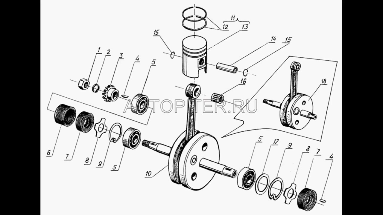 Сборка мотоцикла минска. Сборка коленвала ИЖ Планета 5. Схема сборки коленвала ИЖ Планета 5. Схема коленвала ИЖ Планета 5. Сборка подшипников коленвала.
