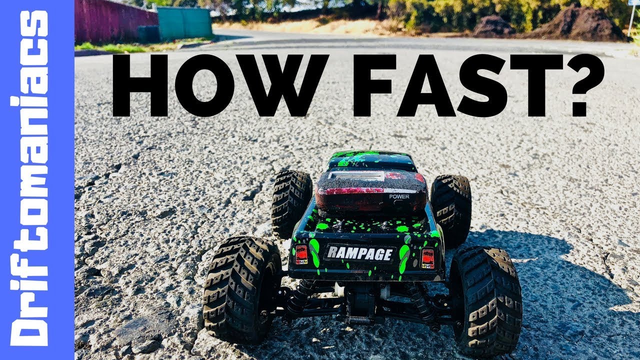 How Fast Is The HBX Rampage RC Truck 