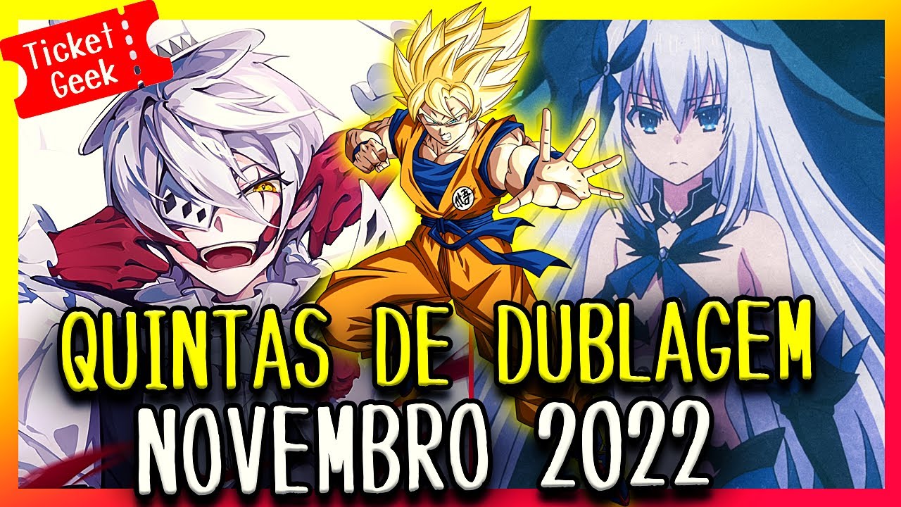 Crunchyroll revela os animes das Quintas de Dublagem do mês de  novembro/2022