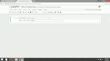Python Programming Part 2 Input Data in Python using Input Built-in Function