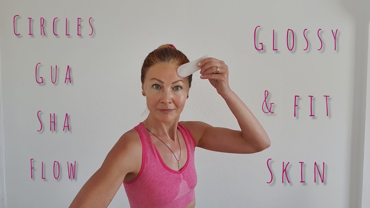 Gua sha flow Circles. For glossy and fit skin.