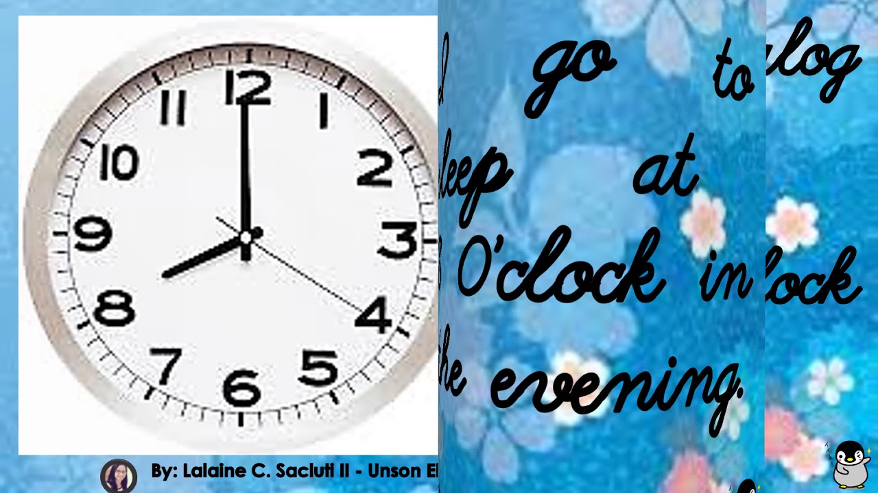 Math Lesson 94 Tell and write time in minutes including a m and p m