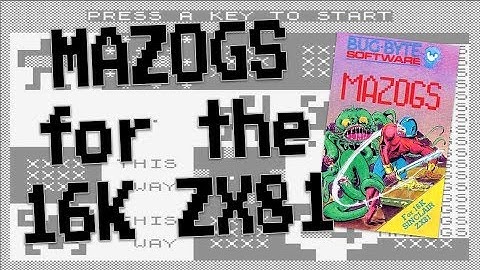 Mazogs for the ZX81 from Bug Byte Software (1982)