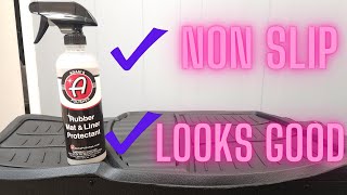 Non Slip Protection For Your All Weather Floor Mats! (Adams Rubber Mat & Liner Protectant)