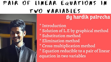 PAIR OF LINEAR EQUATIONS IN TWO VARIABLES CLASS 10 CH 3 EX 3.5 | CROSS MULTIPLICATION METHOD.