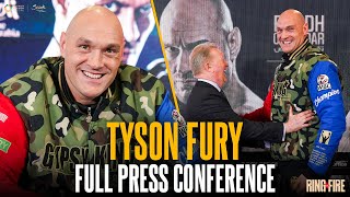 "Don't say Oleksandr Usyk is S*** when I beat him!" Tyson Fury full press conference & Frank Warren