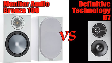 SOUND BATTLE Monitor Audio Bronze 100 vs Definitive Technology D7 [Sound Comparison] Marantz PM7000N