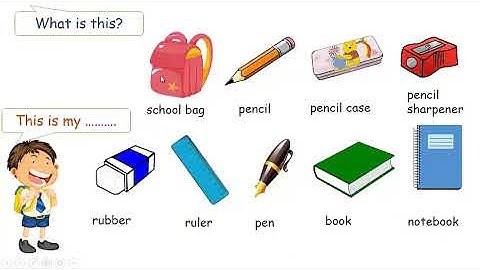 GIỚI THIỆU ĐỒ DÙNG HỌC TẬP - TIẾNG ANH LỚP 3