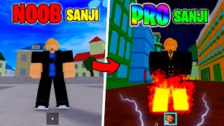 COMO VIRAR O SANJI E PEGAR O BLACK LEG V2 NO BLOX FRUITS