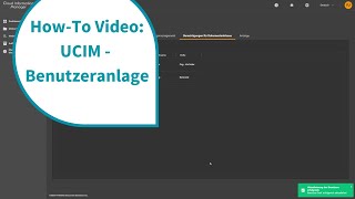 Ersteinrichtung: Verwaltung von Benutzern in UCIM - UTAX Cloud Informationen Manager