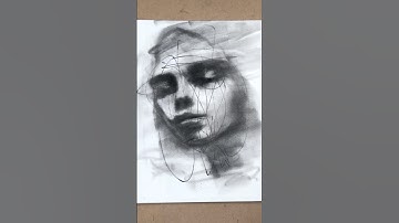 Drawing Practice #expressive charcoal #charcoaldrawung #art #artskills #charcoalmasters #sketch