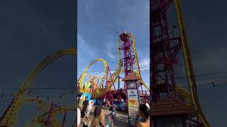 This Roller Coaster is TOO SCARY for me !😱 #shorts