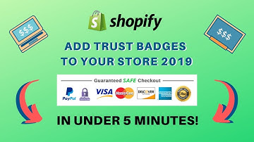 How to Add Trust Badges to Shopify Dropshipping Store in 2022! UNDER 5 MINUTES!