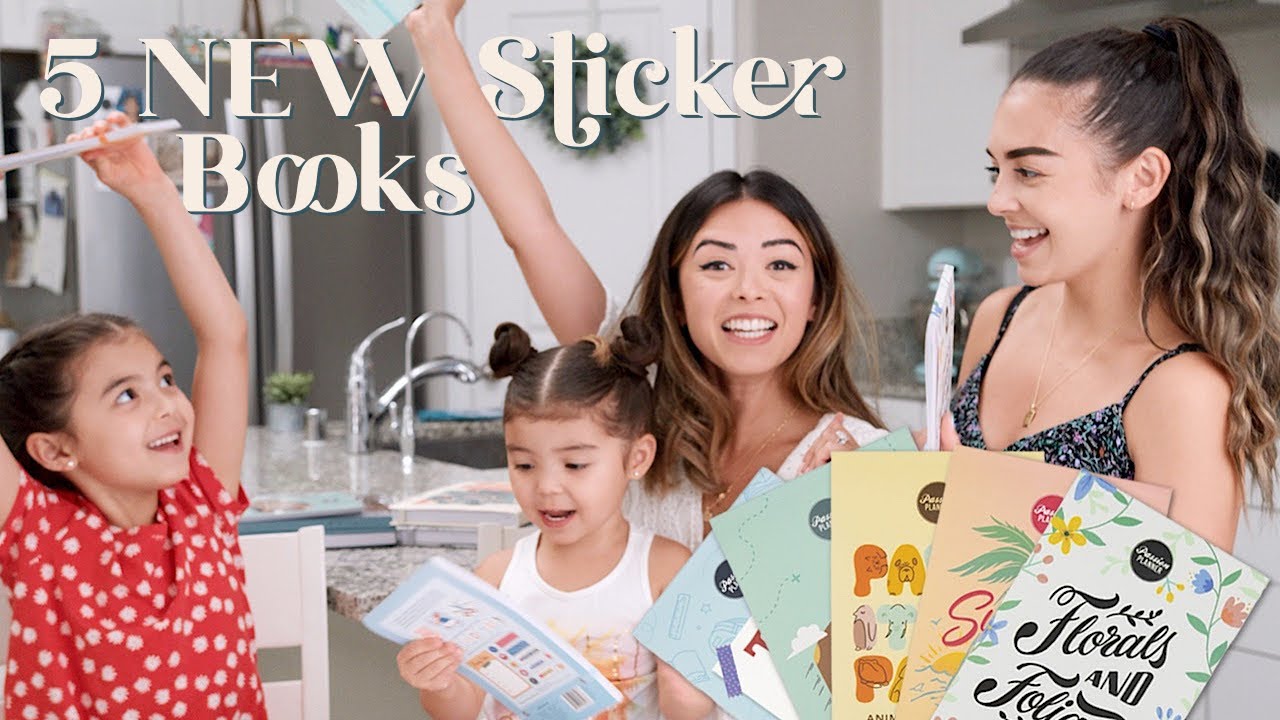 Passion Planner 2021 Spring Collection: 5 NEW Sticker Books! A Sticker Book for Everyone