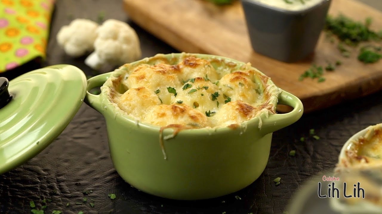 32 Gratin De Chou Fleur En Langue Francaise Cuisine Lih Lih