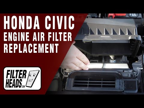 How to Replace Engine Air Filter 2017 Honda Civic 2.0L L4 - YouTube