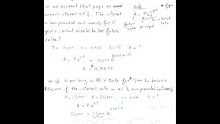 Continuous Compounding #1