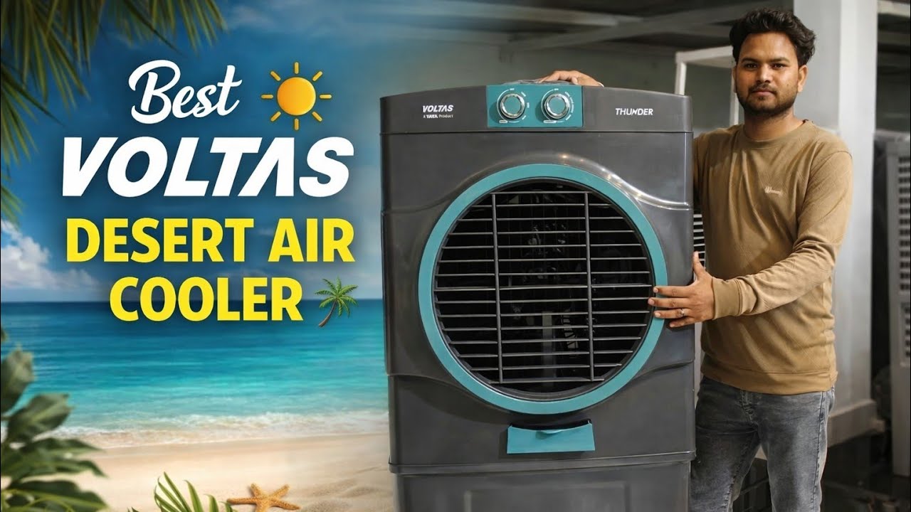 Voltas Thunder 110 liter desert air cooler #unboxing #coolerreview 