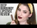DEEP BURGUNDY LIPSENSE REVIEW | New 2019 Fall LipSense Colors