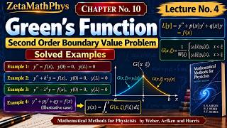 Mathematical Methods for Physicists | Arfken | Green’s Functions Lecture 4 | Chapter 10 Examples