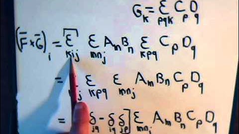 SuperPowerful Vector Identities Technique Video #12: Pair Of Cross Products - Part1