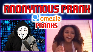 SHE WAS ON IT - Anonymous Omegle Pranks - hacking strangers camera