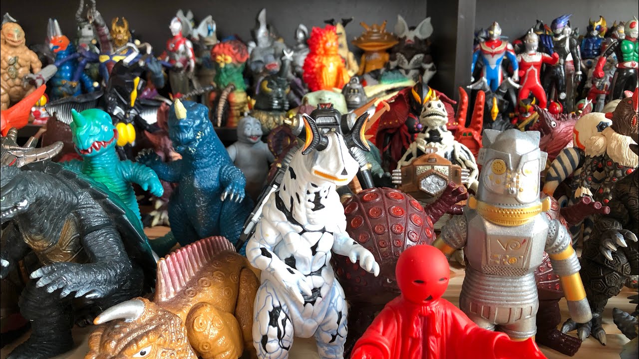 コレクション棚を一気に紹介します ウルトラ怪獣中心 - YouTube