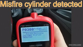 What does a random multiple cylinder misfire detected mean