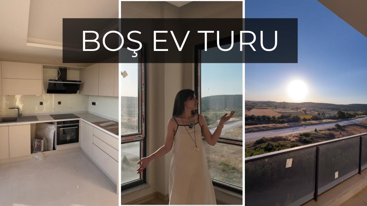 BOŞ EV TURU 🏡 🗝️ | Yeni Evimizin Boş Halini Geziyoruz