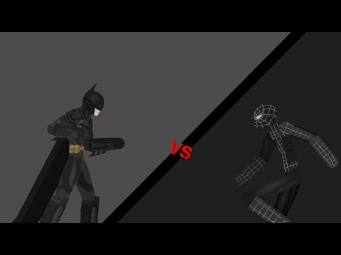 Batman vs SpiderMan (Black suit/bully maguire) | Animation