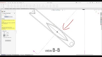 Section View of an Auxiliary View