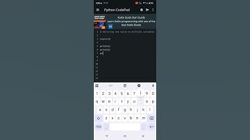 Declaring one value to multiple variables Level 1, Problem 3
