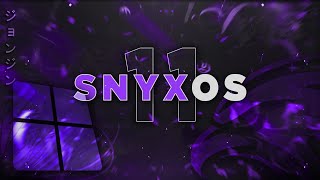 ⚙️SnyX OS 11 | O MELHOR WINDOWS 11 23H2 LEVE &amp; OTIMIZADO🔥